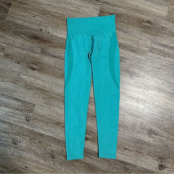 NVGTN Reveal Seamless Leggings Mint Size Small Blue Workout Athletic - Picture 5 of 5